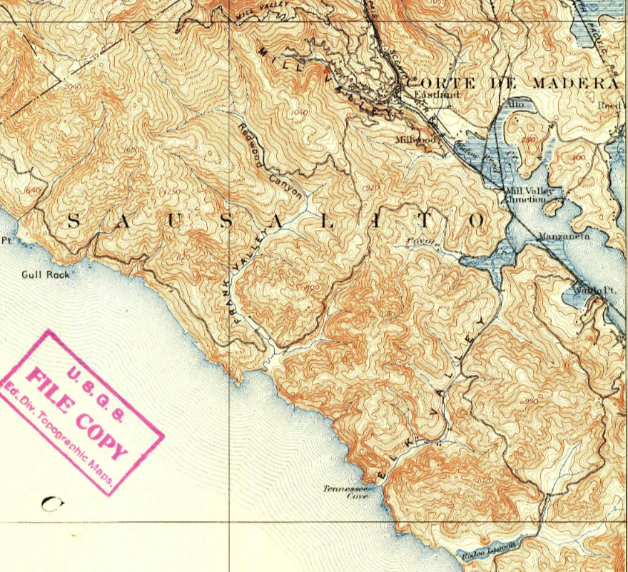 Marin3D terrain map reference